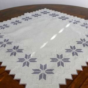 SILVER STAR Tablecloth (36x 36 in. Square) NEW